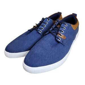 Bull Boxer Attikys Blue Canvas Shoes Men's Size 13